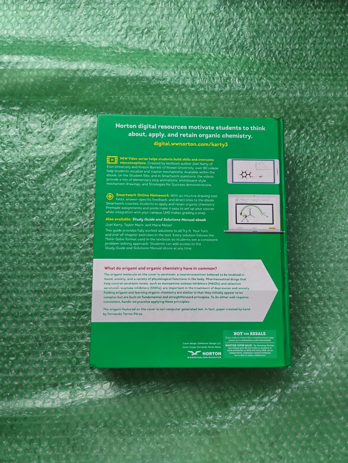 Organic Chemistry : Principles and Mechanisms by Joel Karty (2022, Hardcover)
