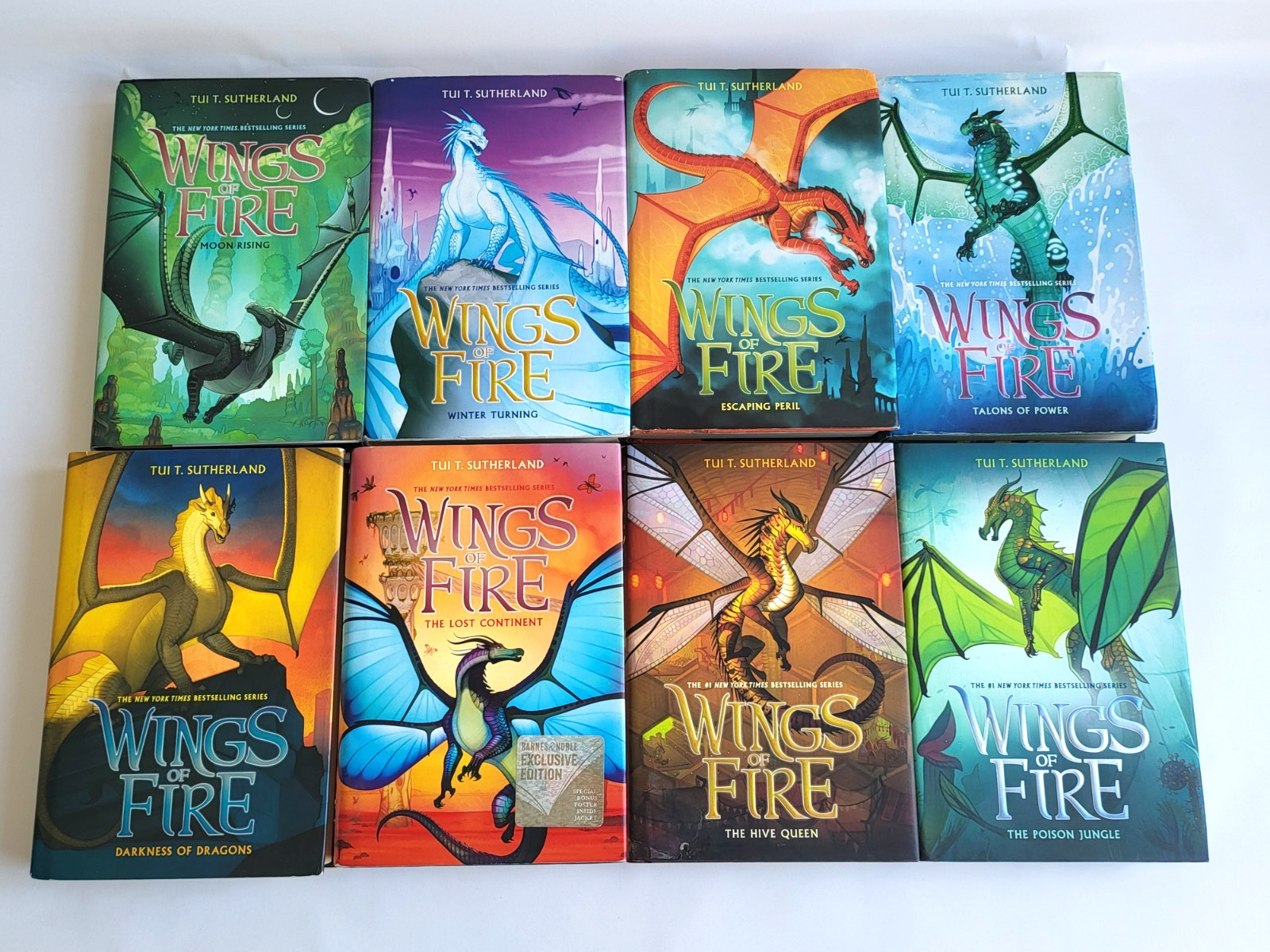 Wings of Fire Hardcover Lot Books 6–13 Tui T. Sutherland 1st Print 1st Edition