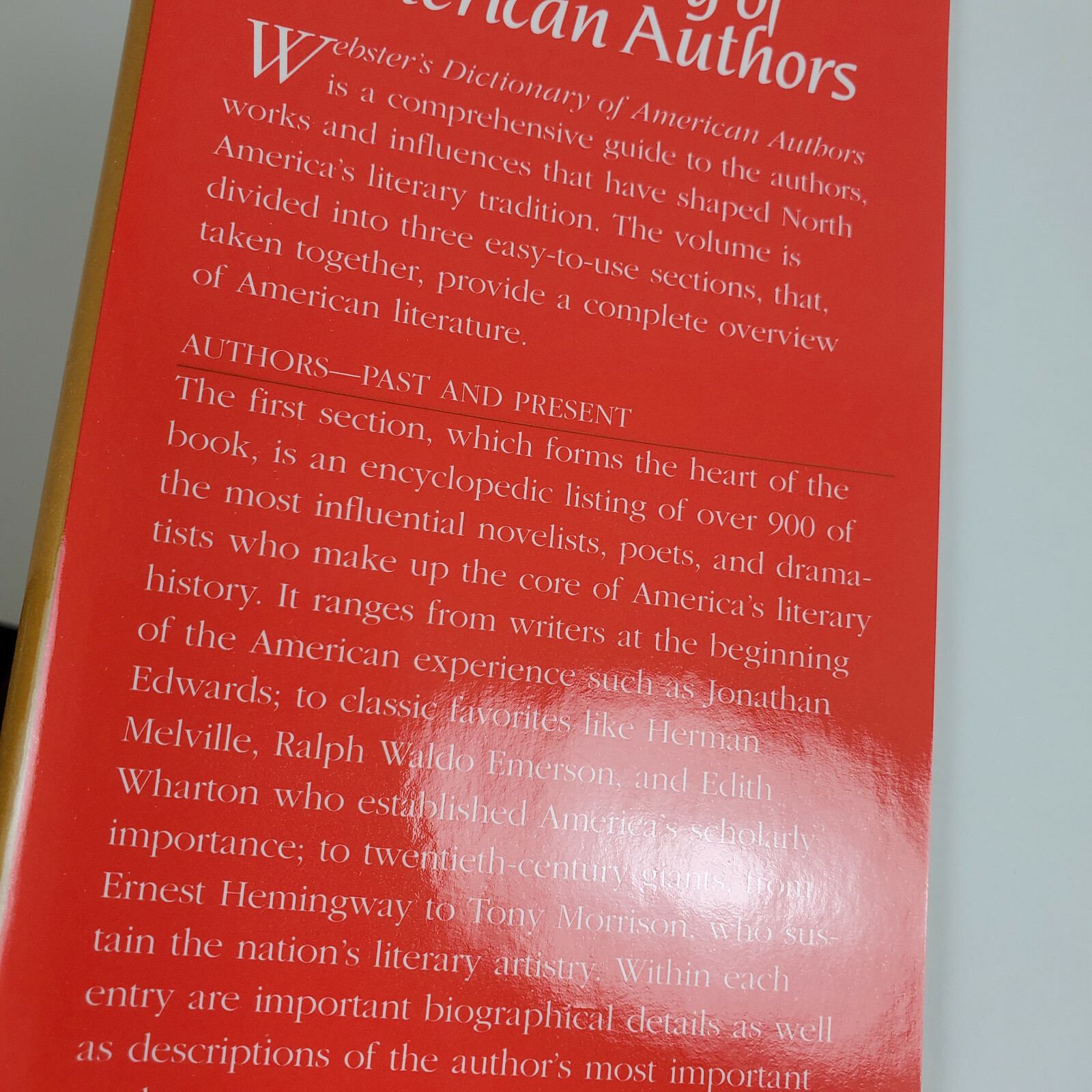 Webster’s Dictionary of American Authors HB 528 pages 2500+ entries