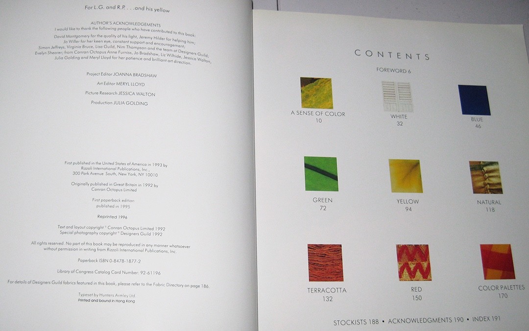 Tricia Guild on Color – Decoration, paperback 9.5 X 11 in., mint condition