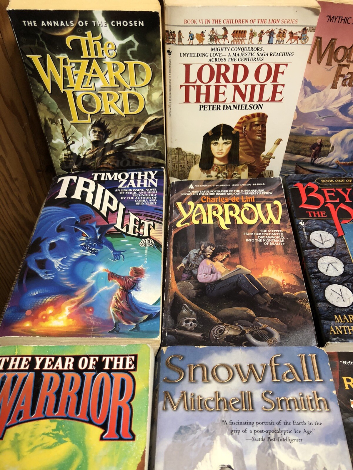 Lot of 60 Fantasy & Sci-Fi PB Books Star Wars Chronicles Of Tornor Conan Pern +