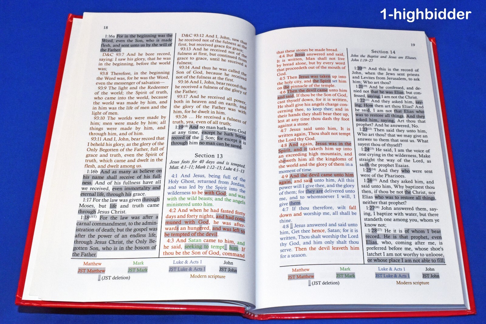 THE LIFE OF CHRIST Grant O. Cook III from Mormon LDS JST D&C KJV Bible Scripture