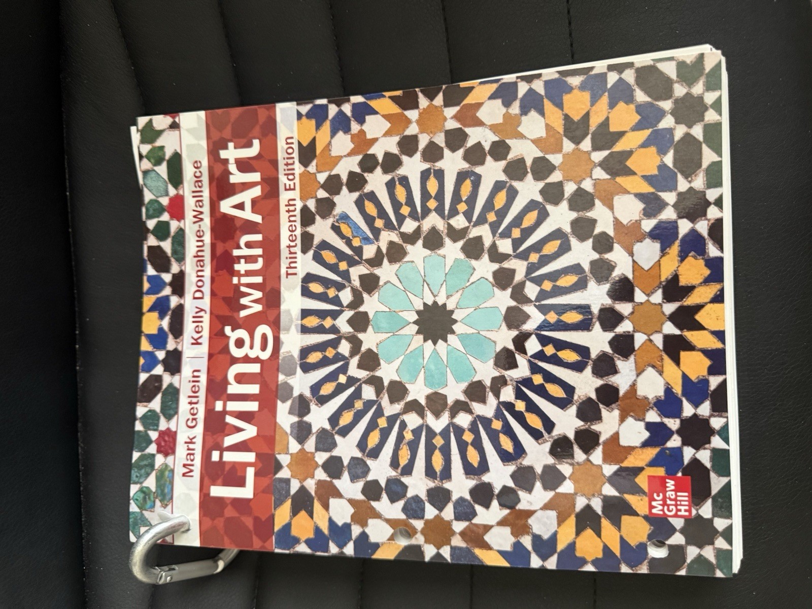 McGraw Hill Living with Art 13th Edition Loose-Leaf Ringbound Textbook 2026