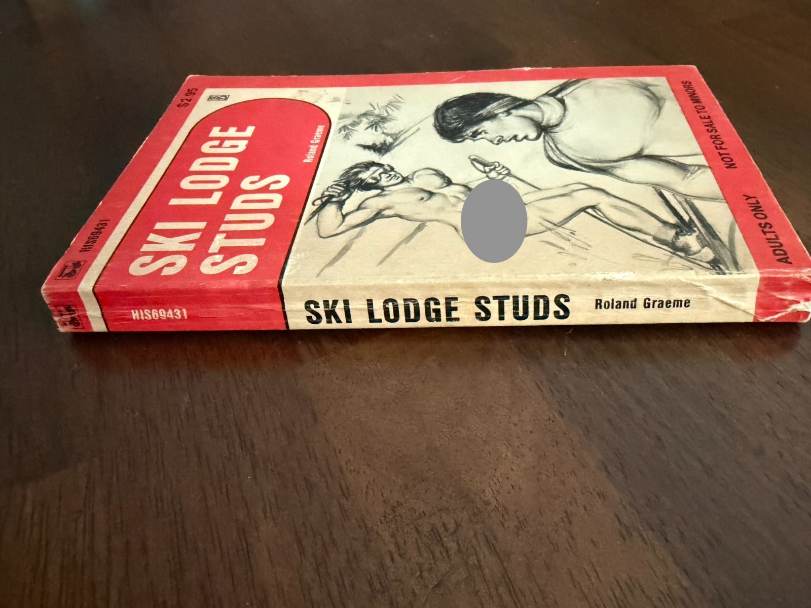 SKI LODGE STUDS by Roland Graeme HIS69431 Gay Pulp Paperback 1981 Good, see pics
