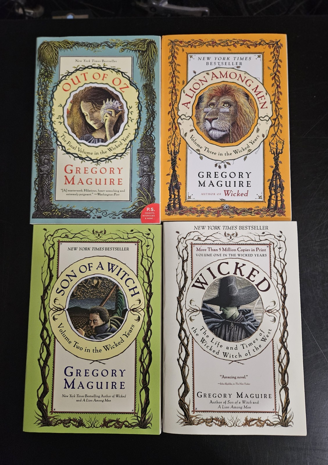 THE WICKED YEARS COMPLETE COLLECTION BY Gregory Maguire PAPERBACK