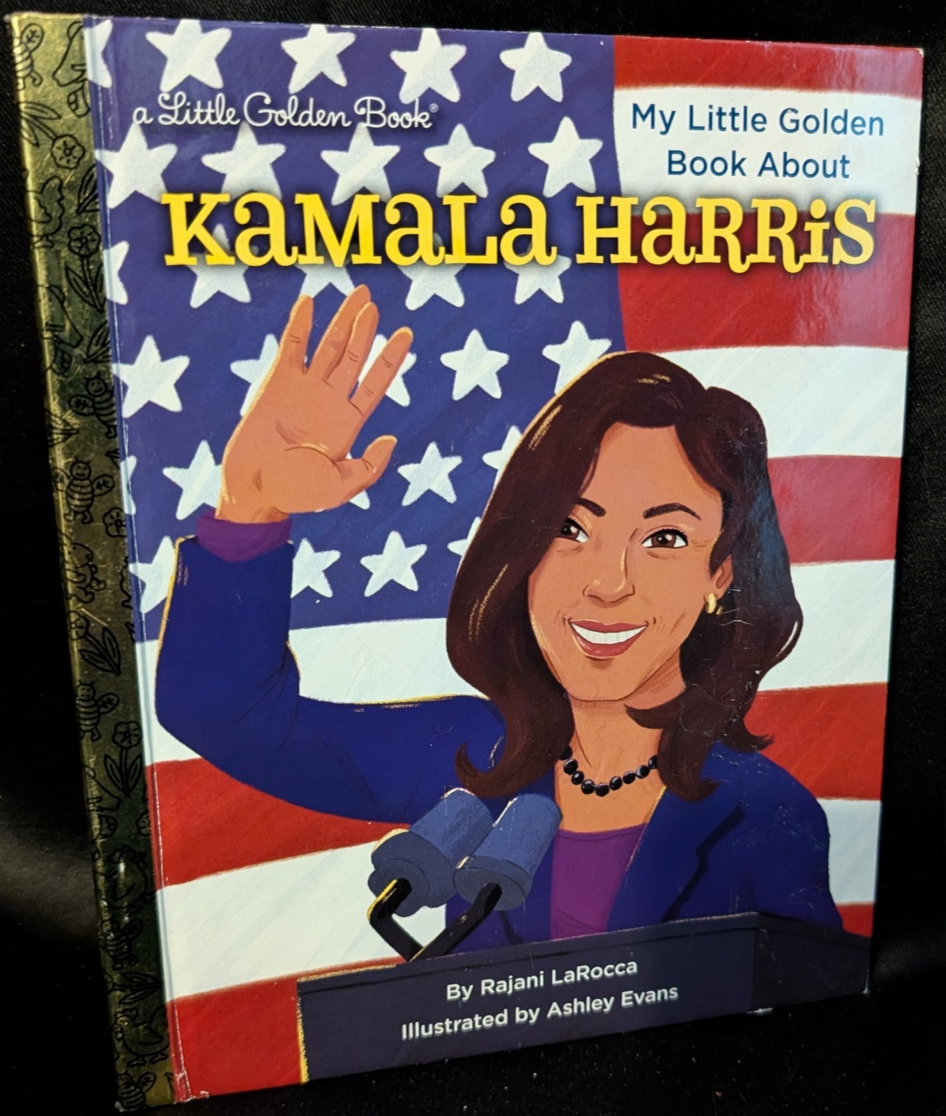 Little Golden Book Kamala Harris by Rajani LaRocca c 2021 Back Cover Price $5.99
