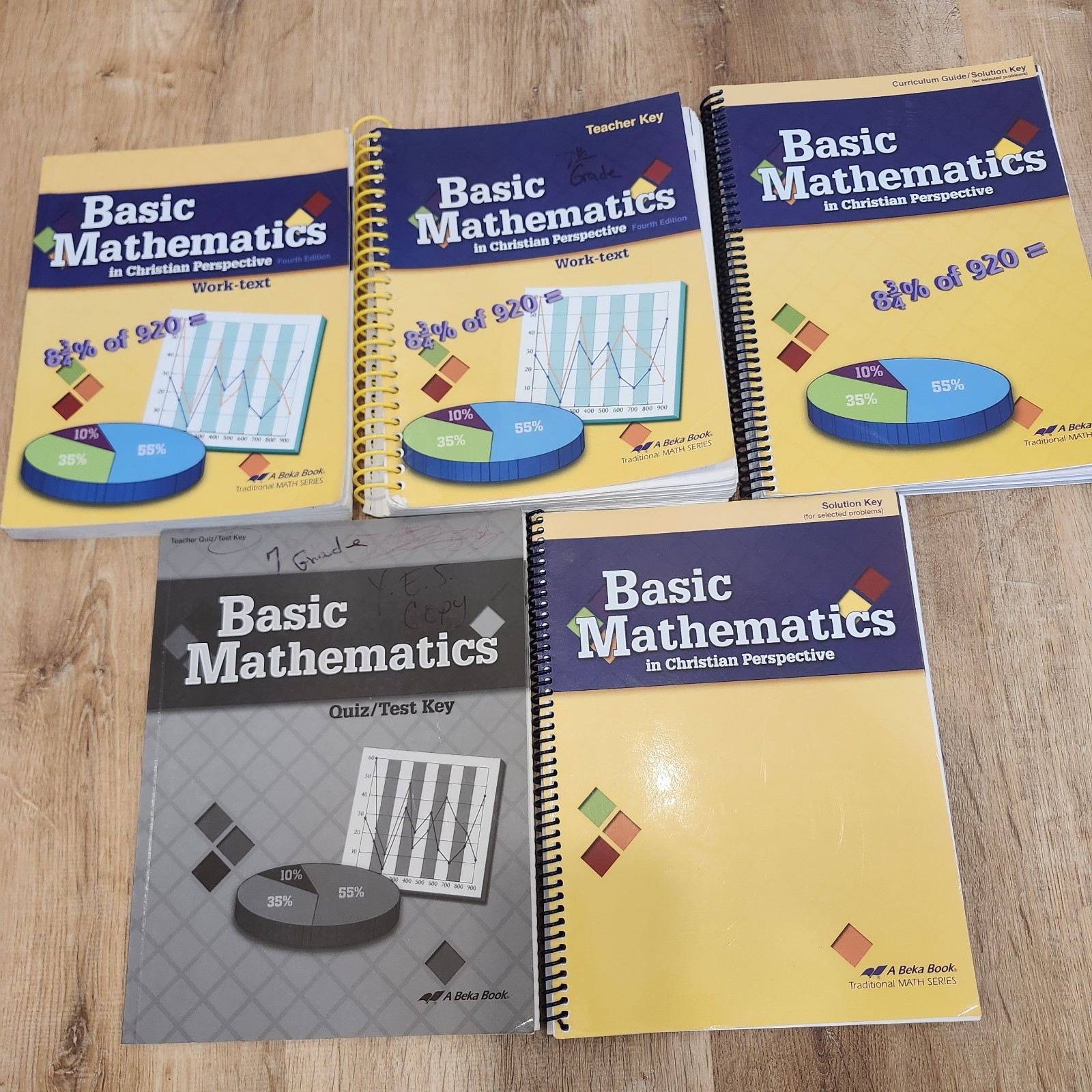 ABEKA 7th Grade Curriculum Complete* Set History Science English Mathematics +