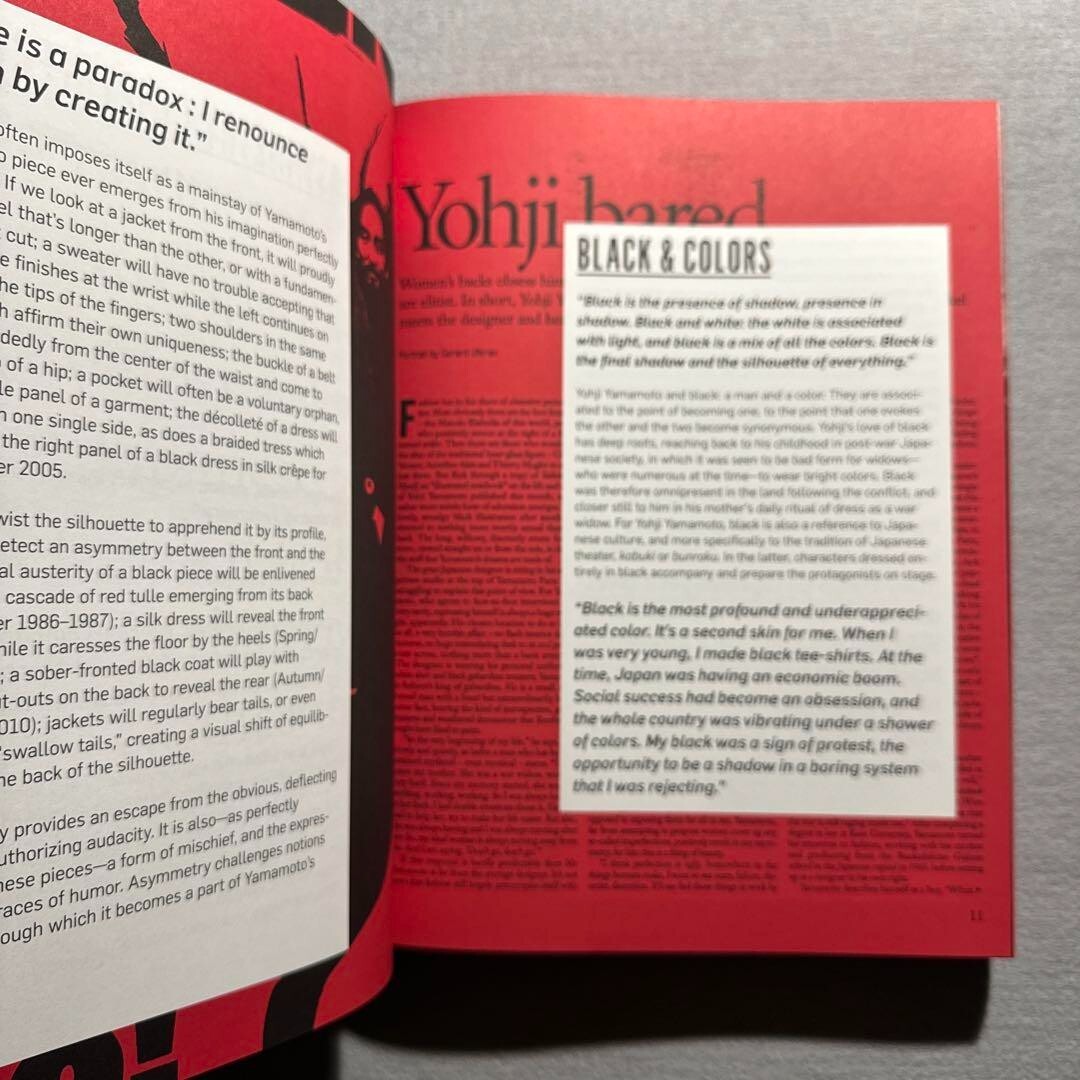 Yamamoto&Yohji Rizzoli Photo book RIZZOLI Yohji Yamamoto 428 pages 2014 From JPN