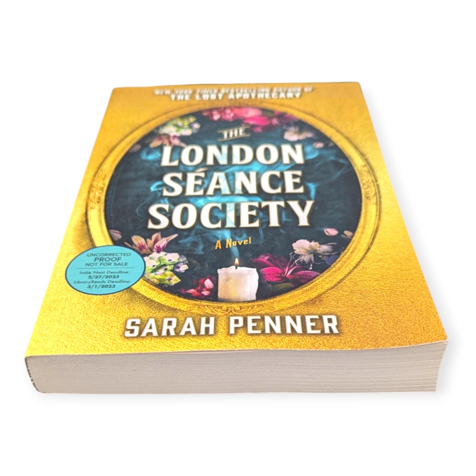 The London Seance Society Sarah Penner Uncorrected Proof ARC Paperback 2023