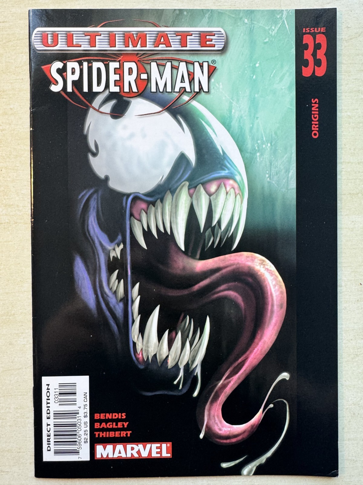 Ultimate Spider-Man #33 NM- (9.2) 1st Ultimate Venom Marvel Comics