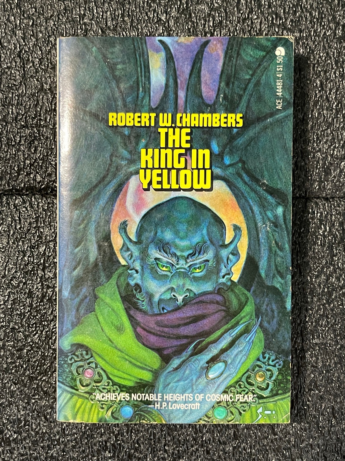 HORROR Robert W Chambers King In Yellow 1977 1st VTG PB Weird FictIon CTHULHU