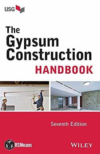 The Gypsum Construction Handbook (RSMeans) – Paperback, by USG – Very Good