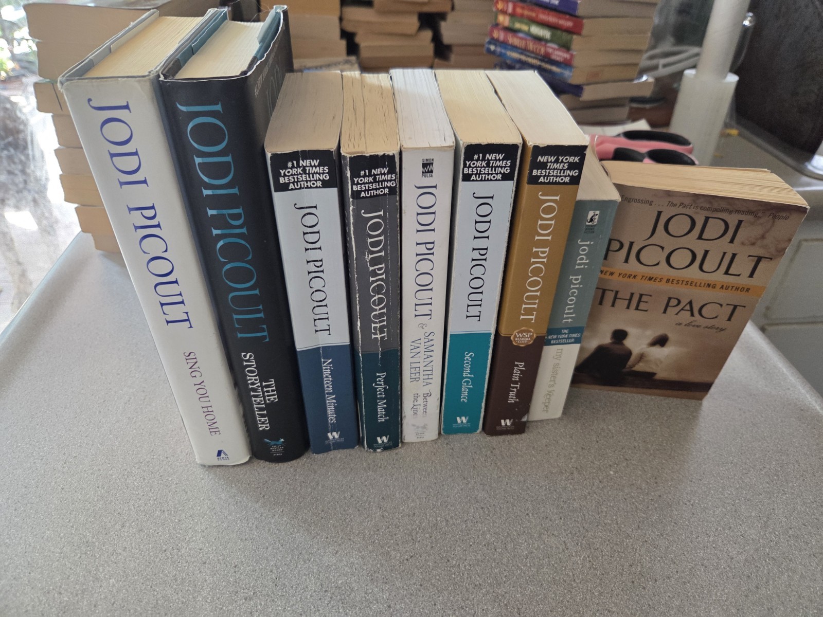 Jodi Picoult Book Lot Of 9. HC & PB. Relationships Romance Women’s Fiction