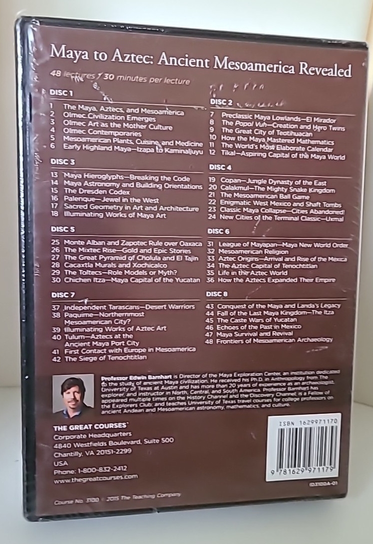 Great Courses BRAND NEW complete sets [DVDs & Course Guidebooks] Various Topics