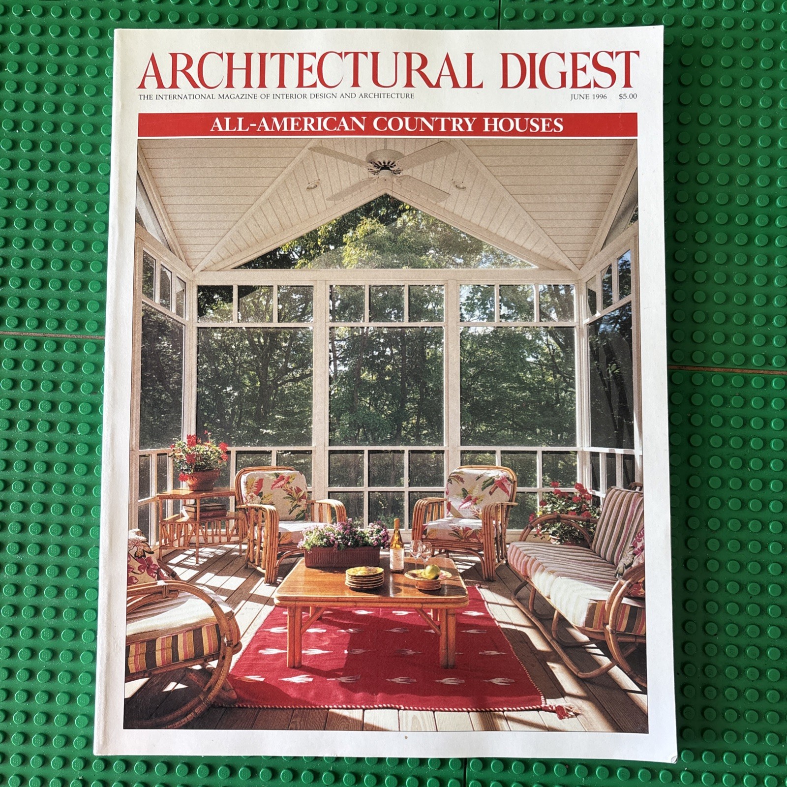ARCHITECTURAL DIGEST INTERNATIONAL MAGAZINE OF DESIGN LOT 1994 1996