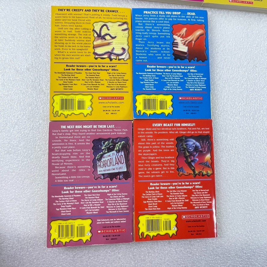 Goosebumps Lot of 29 by RL Stine – Apple Fiction 1990s-2010s – TPB