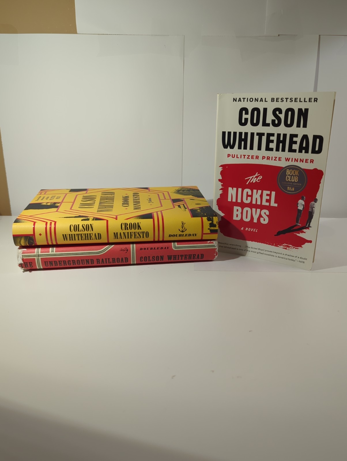 Colson Whitehead 1st Ed (2) Hardcover Books And The Nickel Boys 1st Ed Paperback