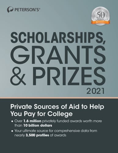 Scholarships, Grants & Prizes 2021 by Peterson’s: Used