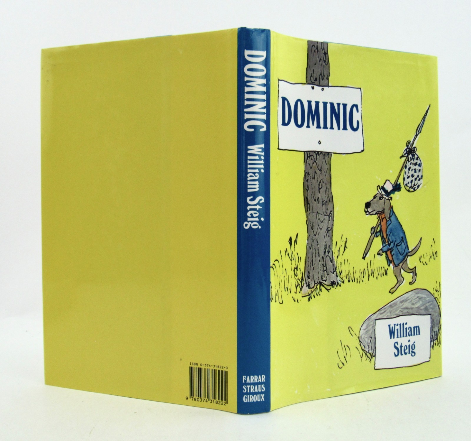 DOMINIC William Steig 1994 Farrar Straus Giroux 9th Printing HBDJ EXC