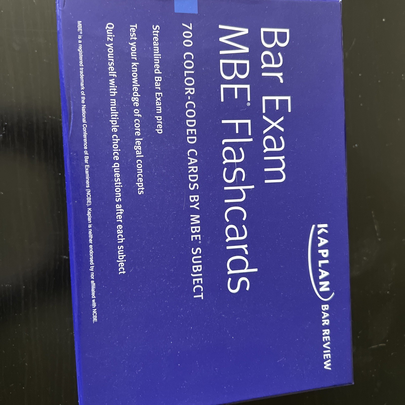 📚❤**VG** Kaplan Bar Review: Bar Exam MBE Flashcards — Retails $149 ✅👍