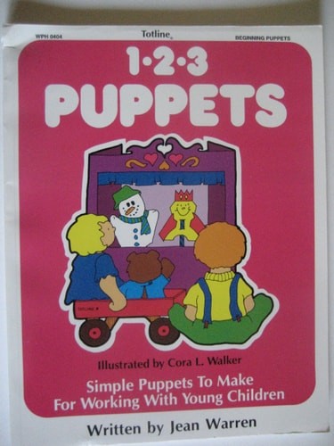 Totline 123 Puppets (1 2 3 Series: Language Ages 2-6) by Jean Warren, Good Book