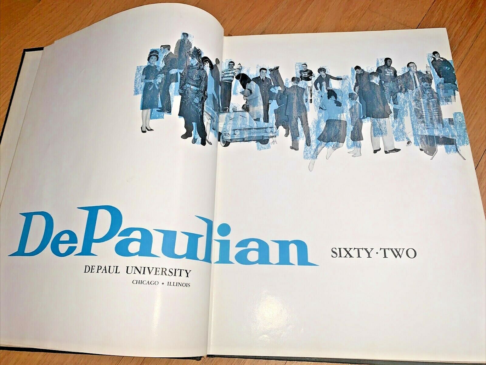 1962 DEPAUL UNIVERSITY YEARBOOK -THE DEPAULIAN Chicago 240 pages No Signatures