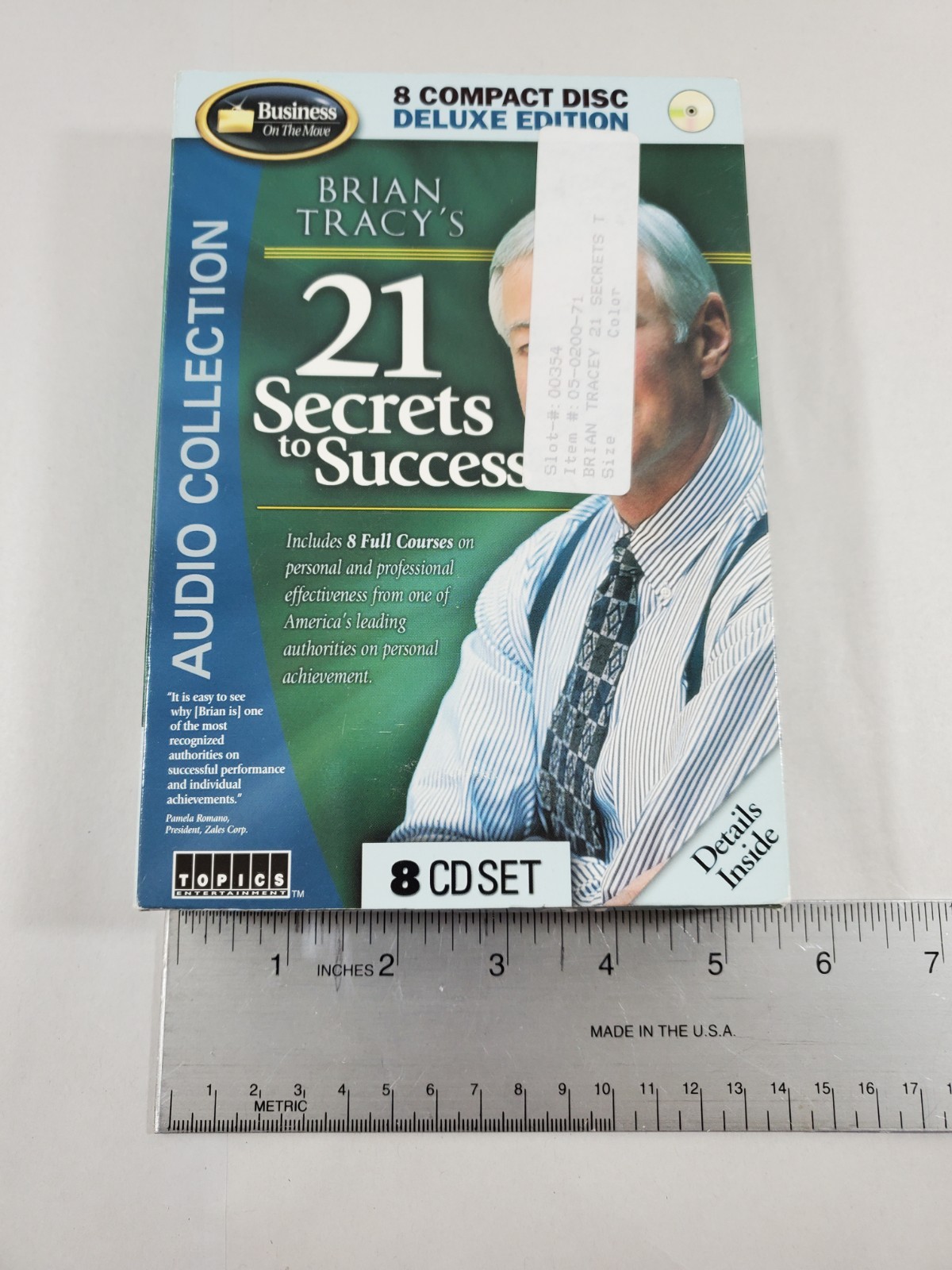 Brian Tracys 21 Secrets to Success Audio CD Set By Tracy, Brian