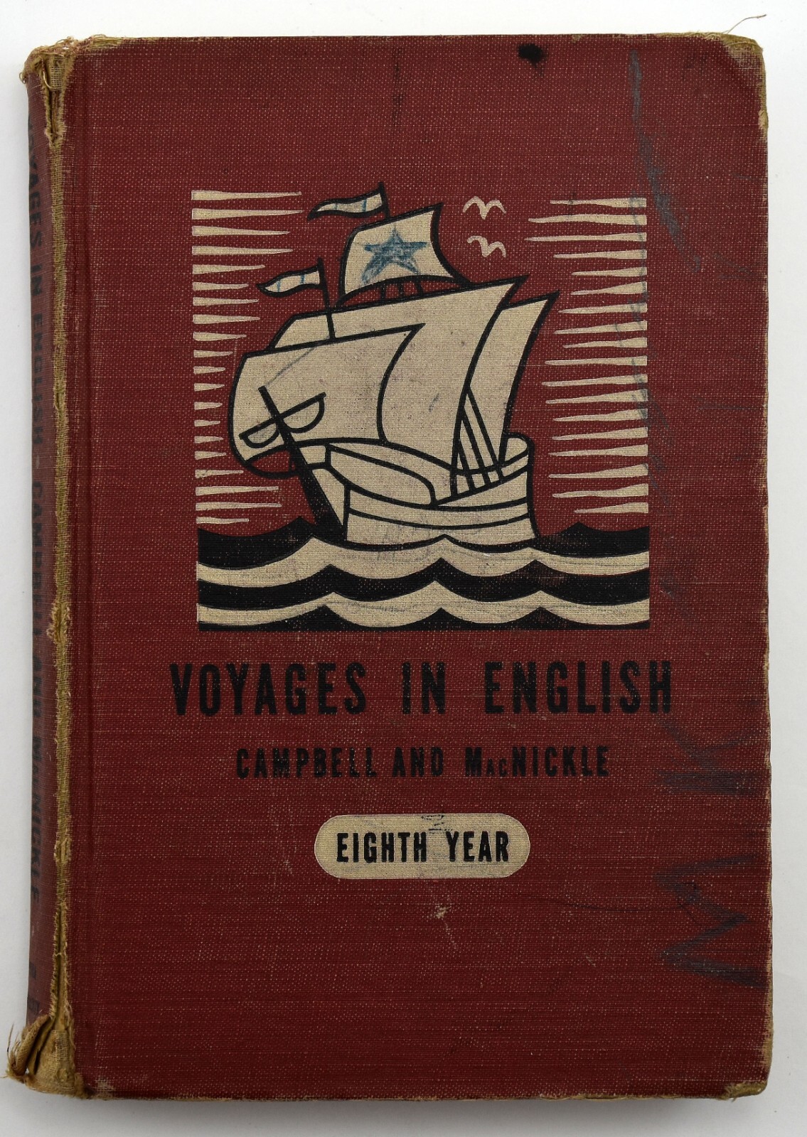 Voyages in English : Eighth Year (8th) By Paul Campbell Mary MacNickle 1942 HC