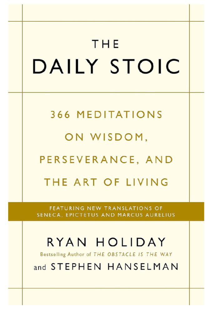 THE DAILY STOIC By Ryan Holiday Paperback Brand New USA ITEM