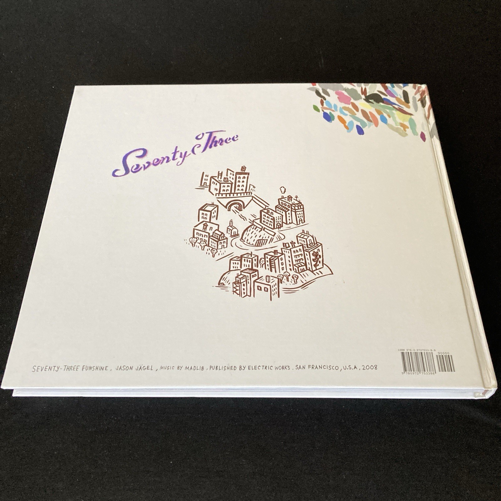 SEVENTY-THREE FUNSHINE book w/ 10″ vinyl RECORD Jason Jagel Art Hardcover SIGNED