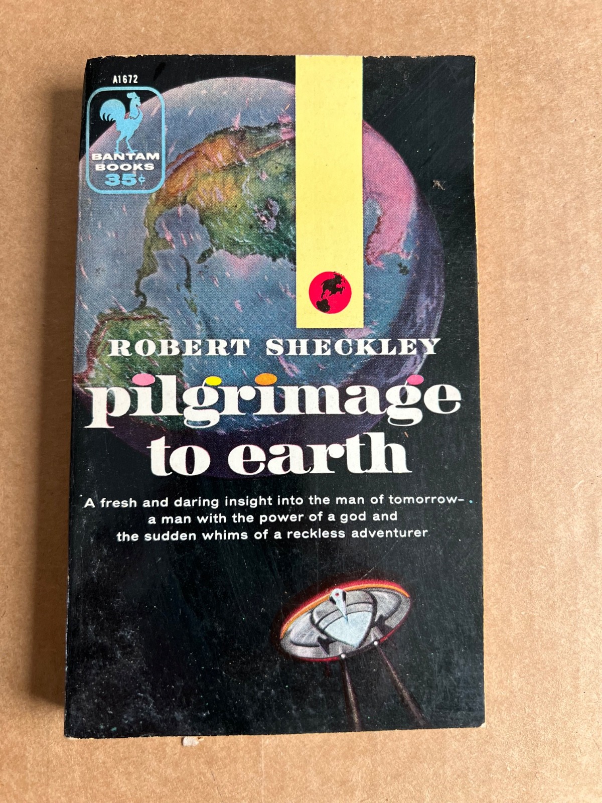 Pilgrimage to Earth by Robert Sheckley 1957 Bantam A1672 Paperback