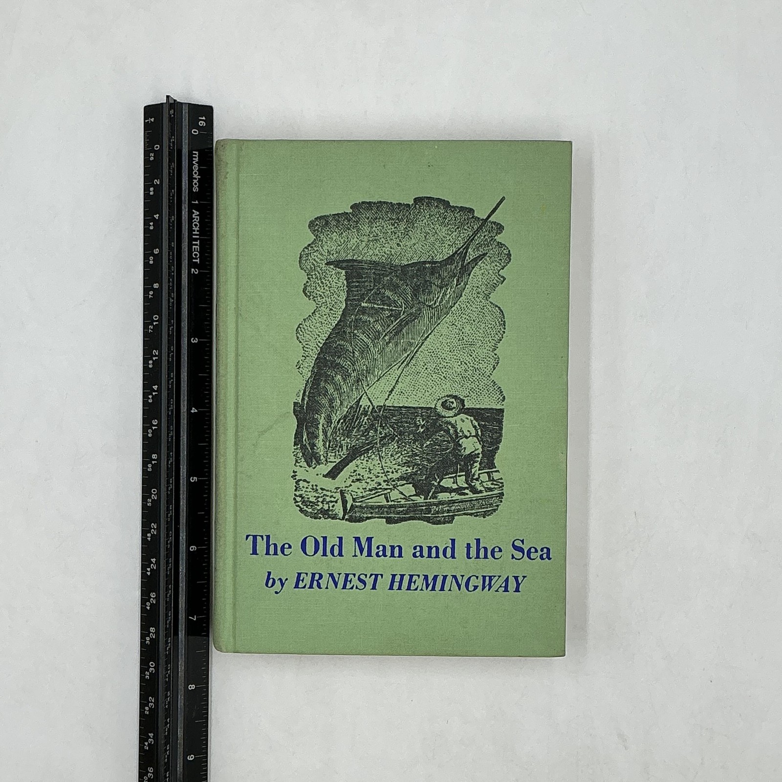 THE OLD MAN AND THE SEA Ernest Hemingway 1952 HC Charles Scribner’s Sons Green