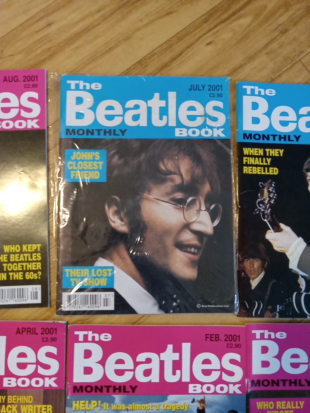 Beatles Monthly Book Magazines Lot Of 9 Issues United Kingdom Excellent
