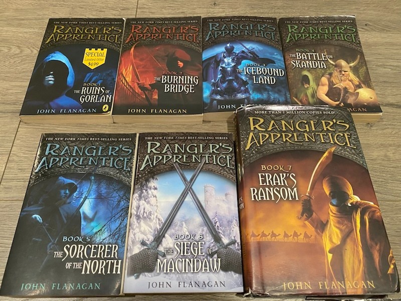 THE RANGER’S APPRENTICE by John Flanagan 1, 2, 3, 4, 5, 6, 7, 8,9,10 & 11
