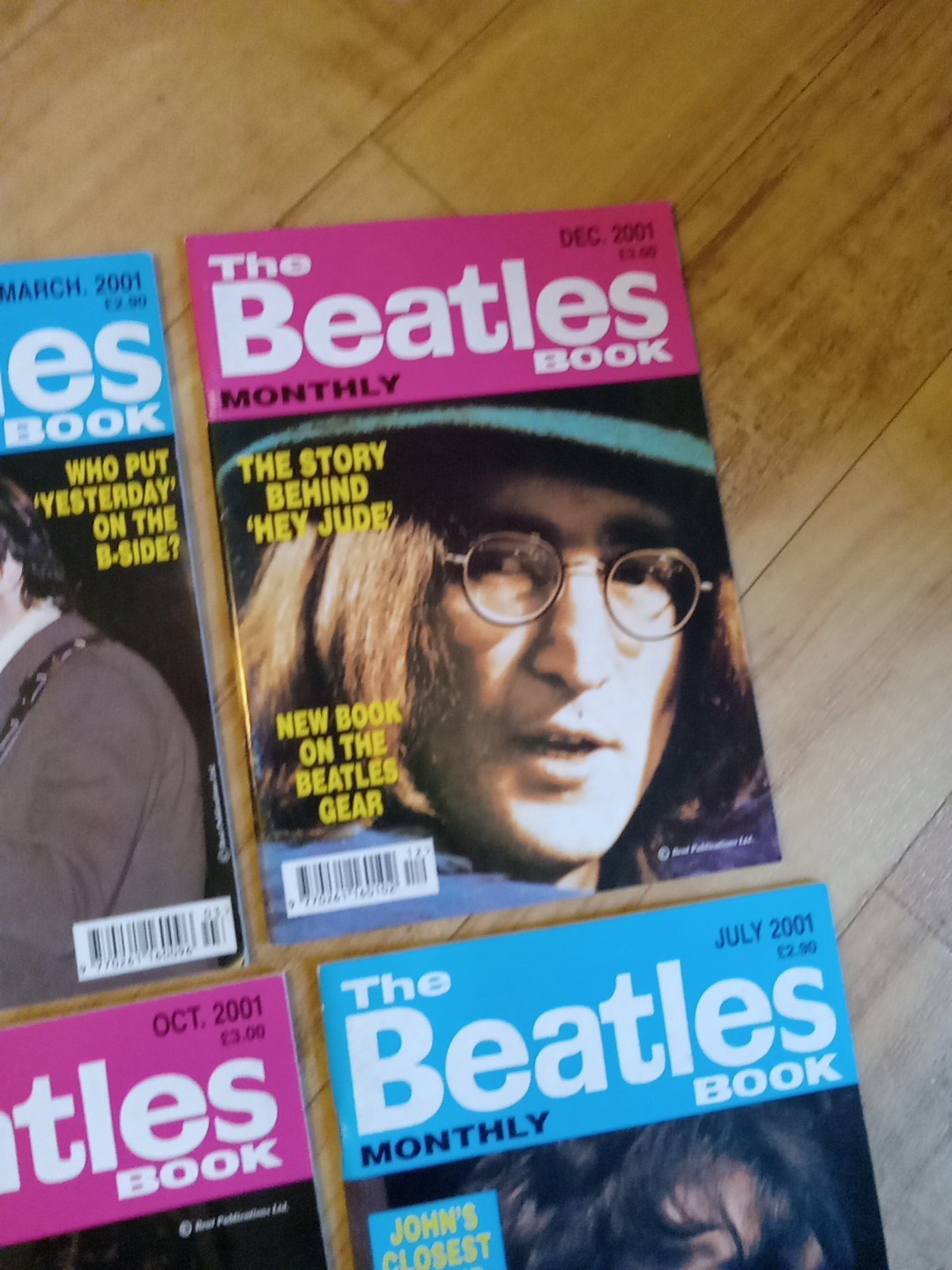 Beatles Monthly Book Magazines Lot Of 9 Issues United Kingdom Excellent