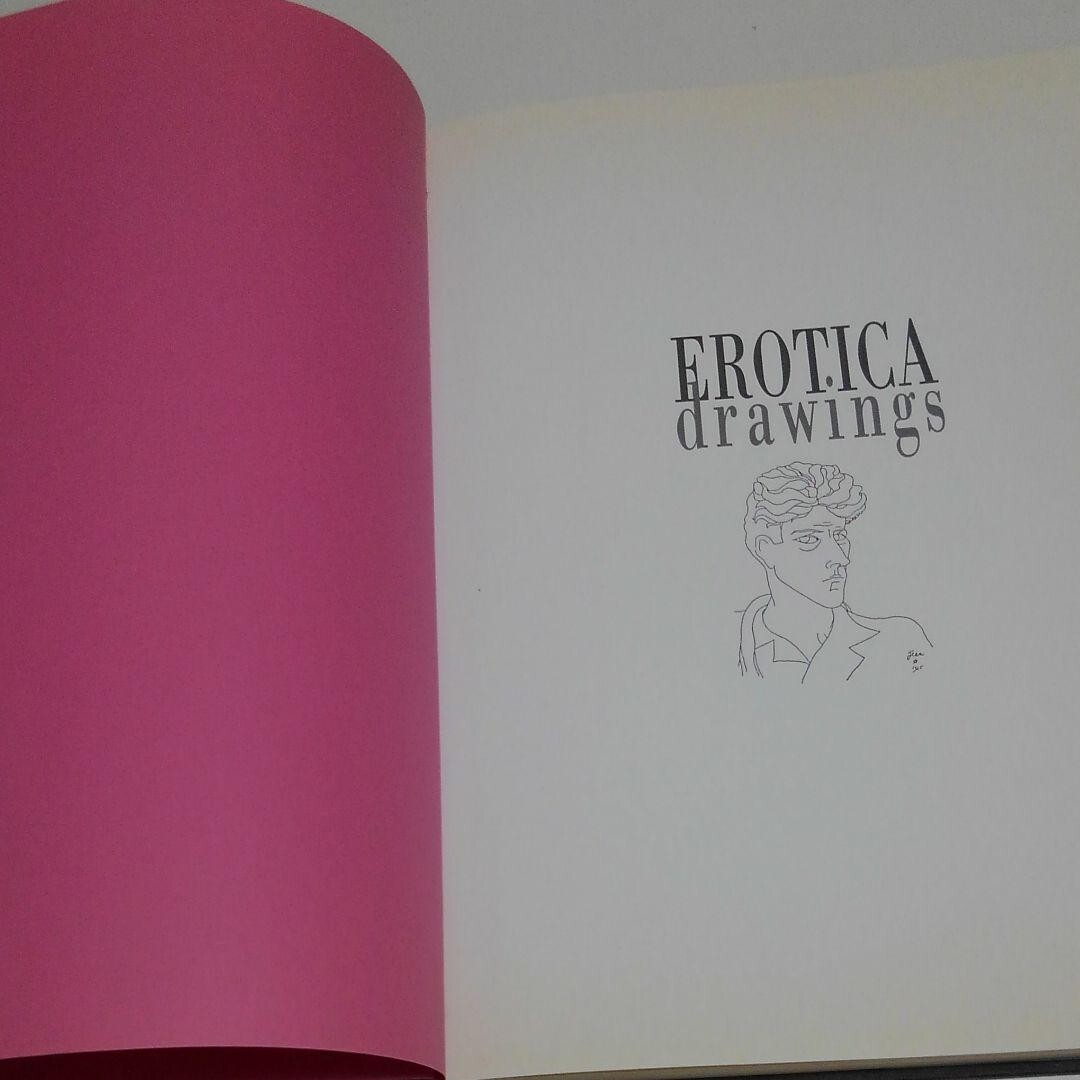Erotica Drawings Jean Cocteau Book Treville Sketch Illustration Artwork 1994