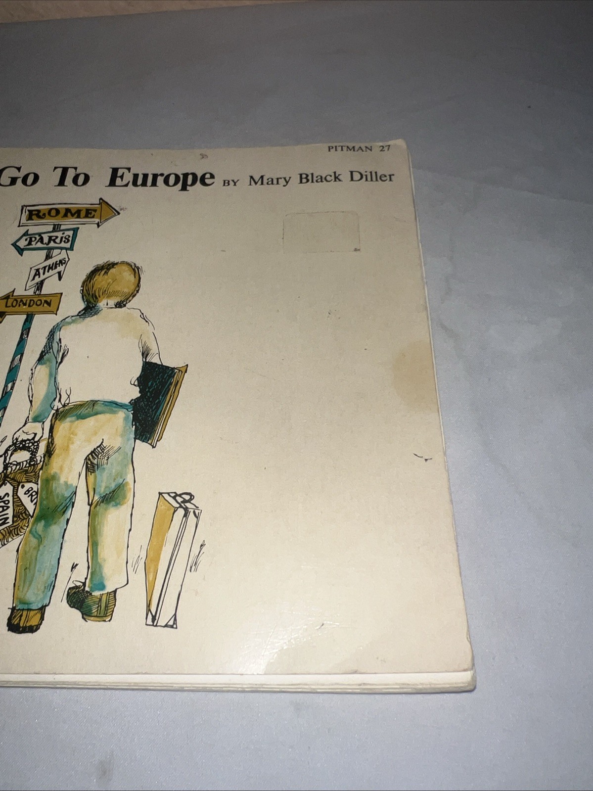 1958 Rare Find: “Young Artists Go to Europe”. (Pitman #27), M.B. Diller