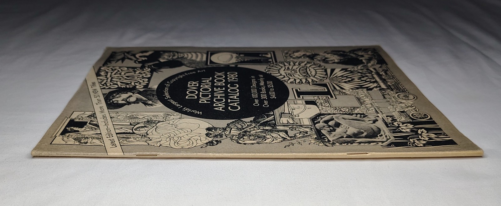 Dover Pictorial Archive Book Catalog 1980 Copyright-Free Art Designs Publisher