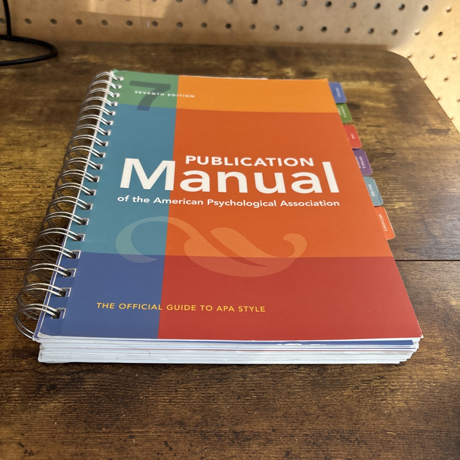 Publication Manual (OFFICIAL) 7th Edition of the American Psychological…