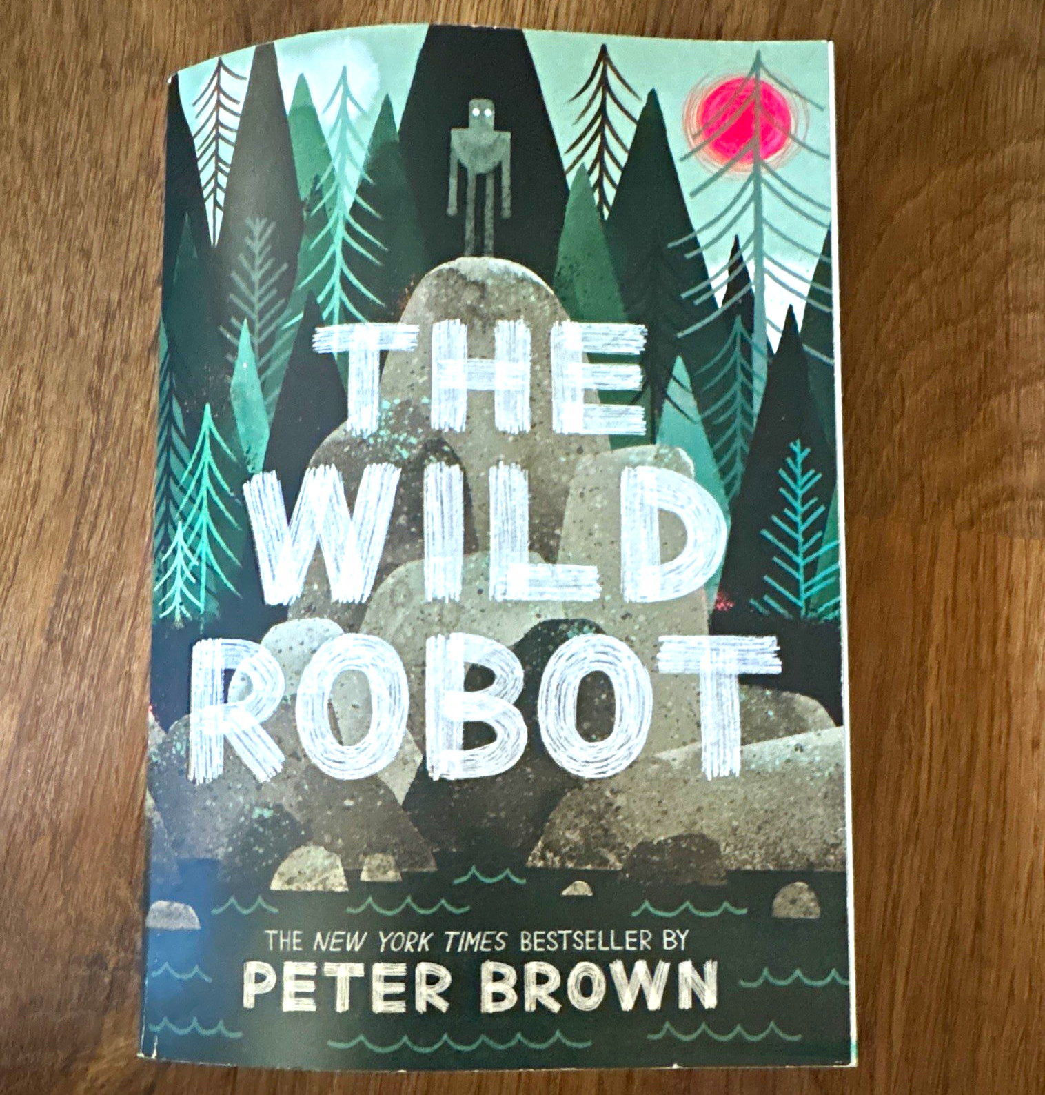The Wild Robot by Peter Brown Paperback Novel The Wild Robot Series Ages 9-12