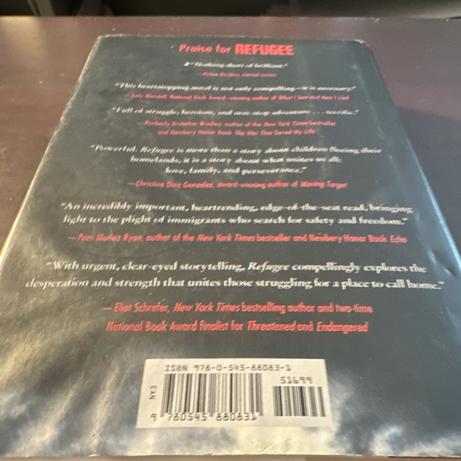 Alan Gratz Refugee Hardcover 2017 First Edition Juvenile Fiction Novel