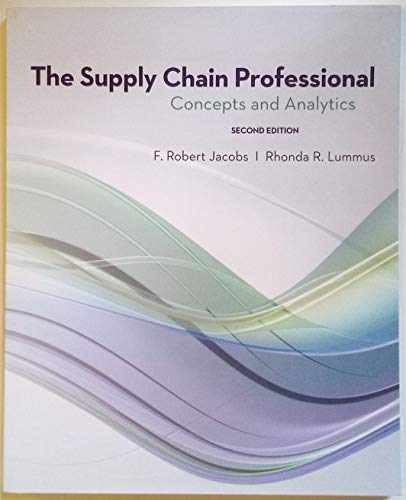 The Supply Chain Professional – Paperback, by F. Robert Jacobs – Very Good