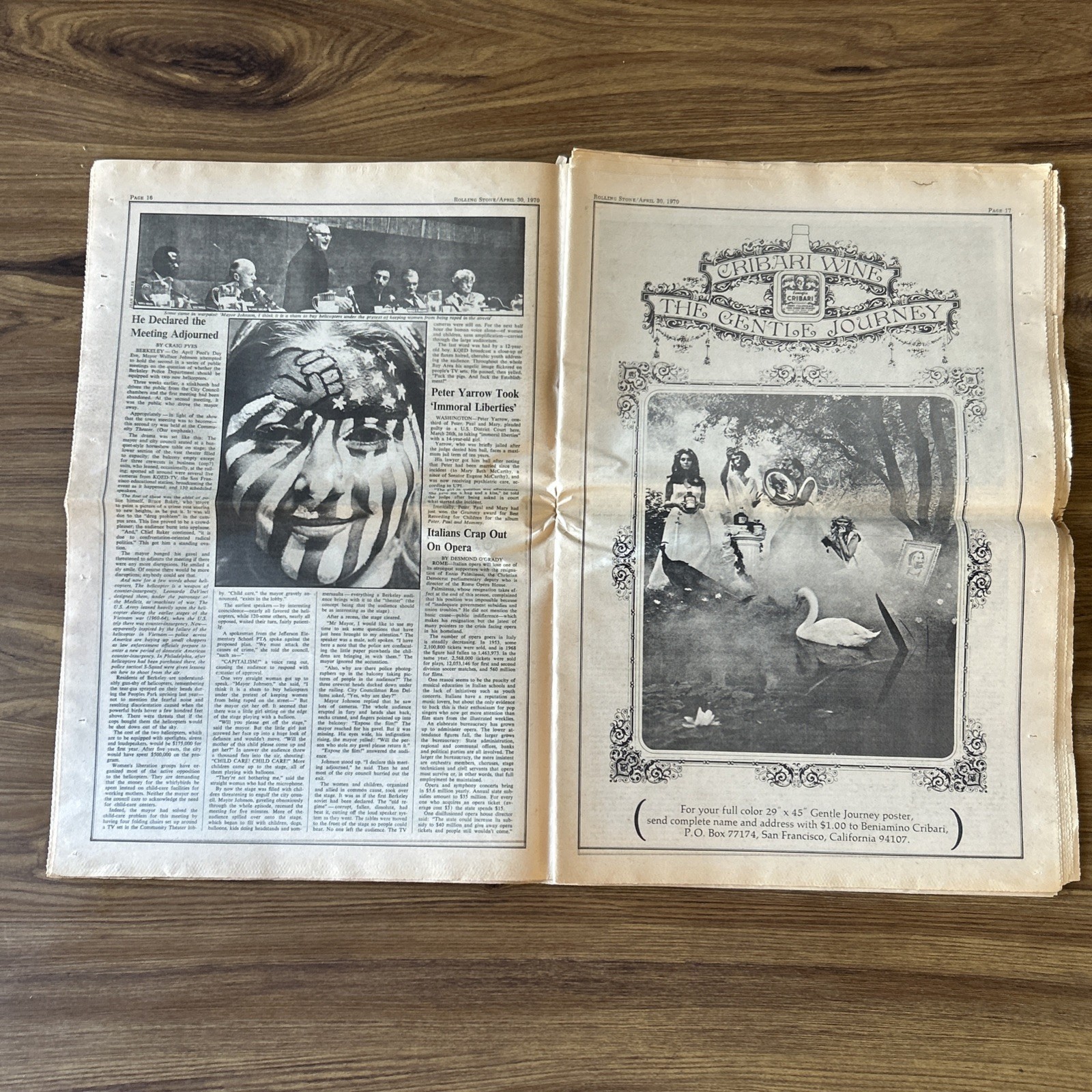 April 30, 1970 Rolling Stone Newspaper Magazine #57 Paul McCartney
