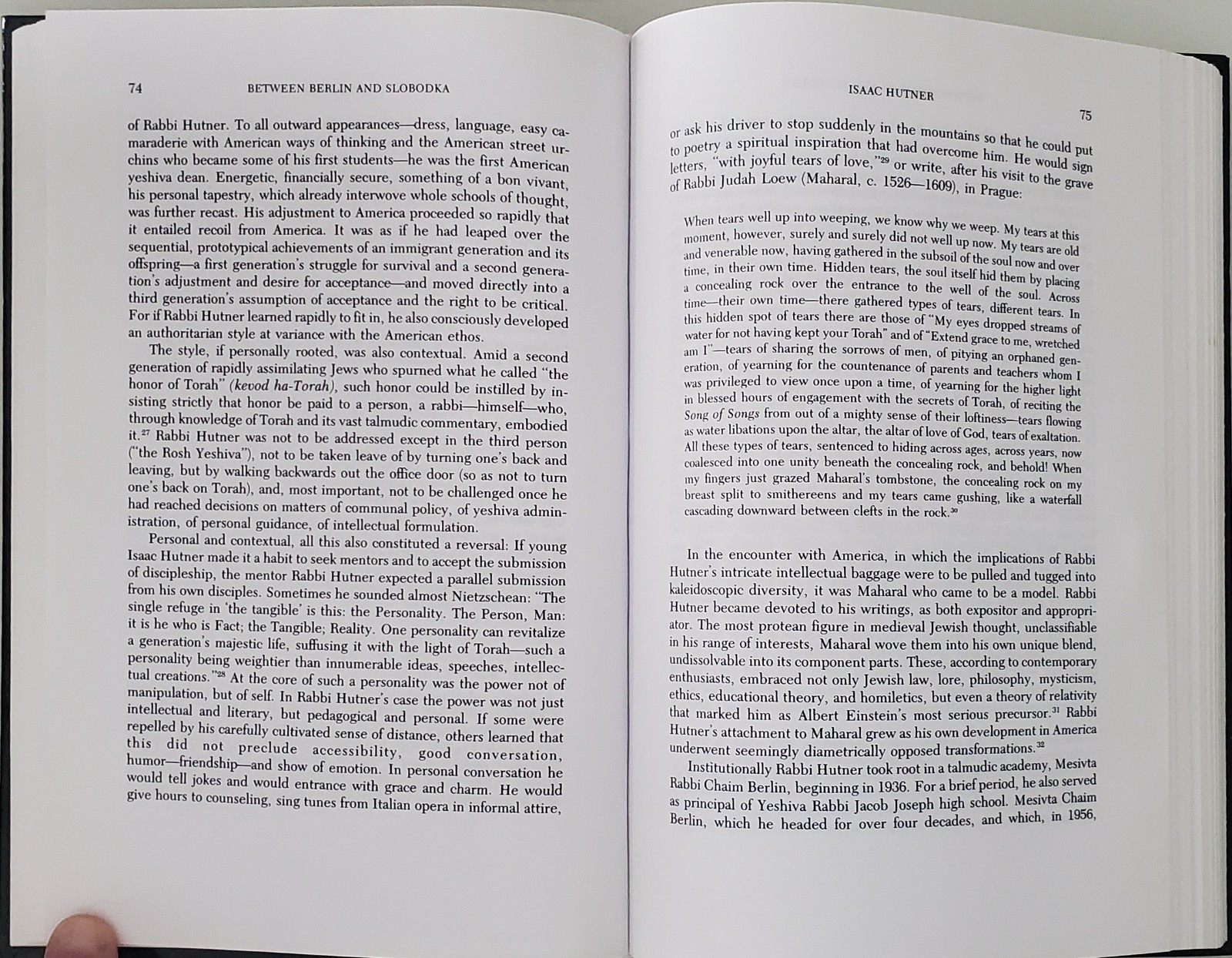 Between Berlin and Slobodka Hillel Goldberg Augmented Edition Hardcover Judaica