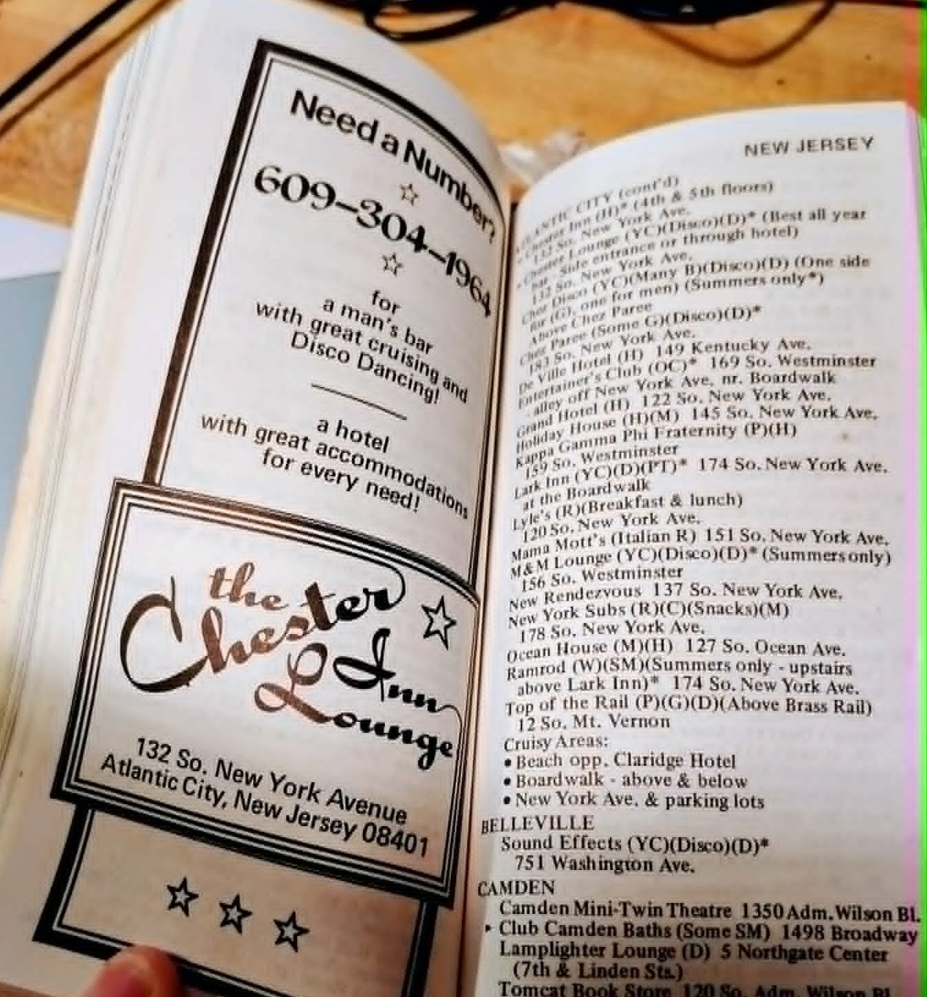 1978 Bob Damron’s Address Book – Vintage Gay Ads, Travel Guide
