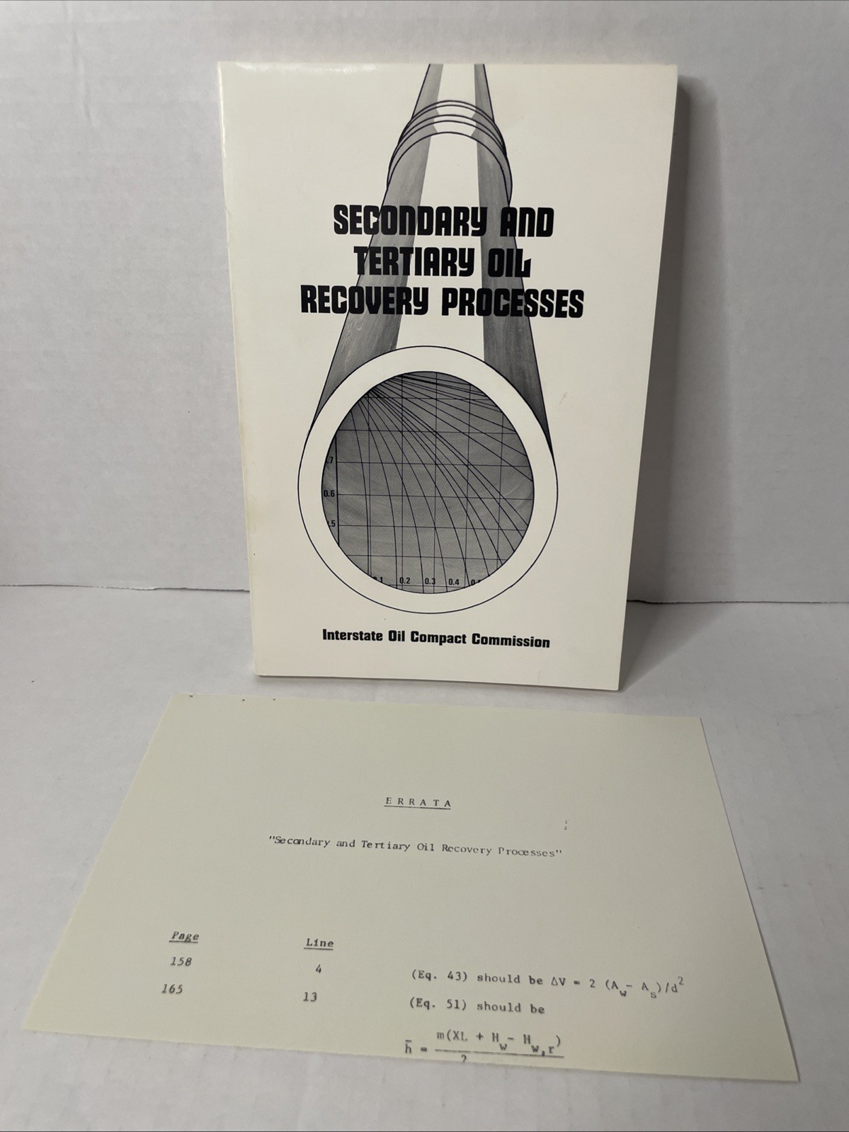 Secondary & Tertiary Oil Recovery Processes 1974 1st Ed Interstate Oil Compact