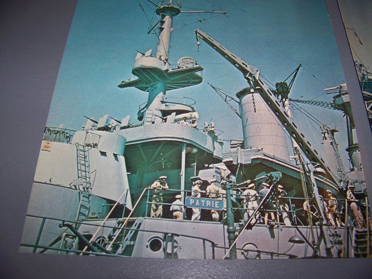 HISTORY..USS LORRAINE ..COLOR PHOTO PAGES ..RARE (476R)