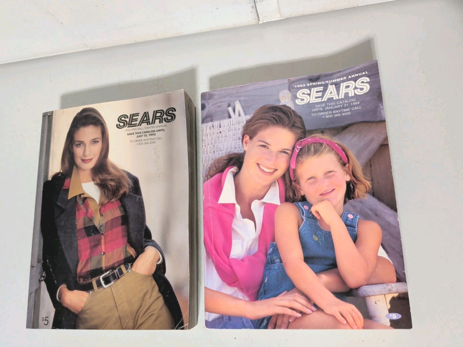 Vintage Sears 1993 Fall Winter & 1994 Spring Summer Research Book Catalog LOT