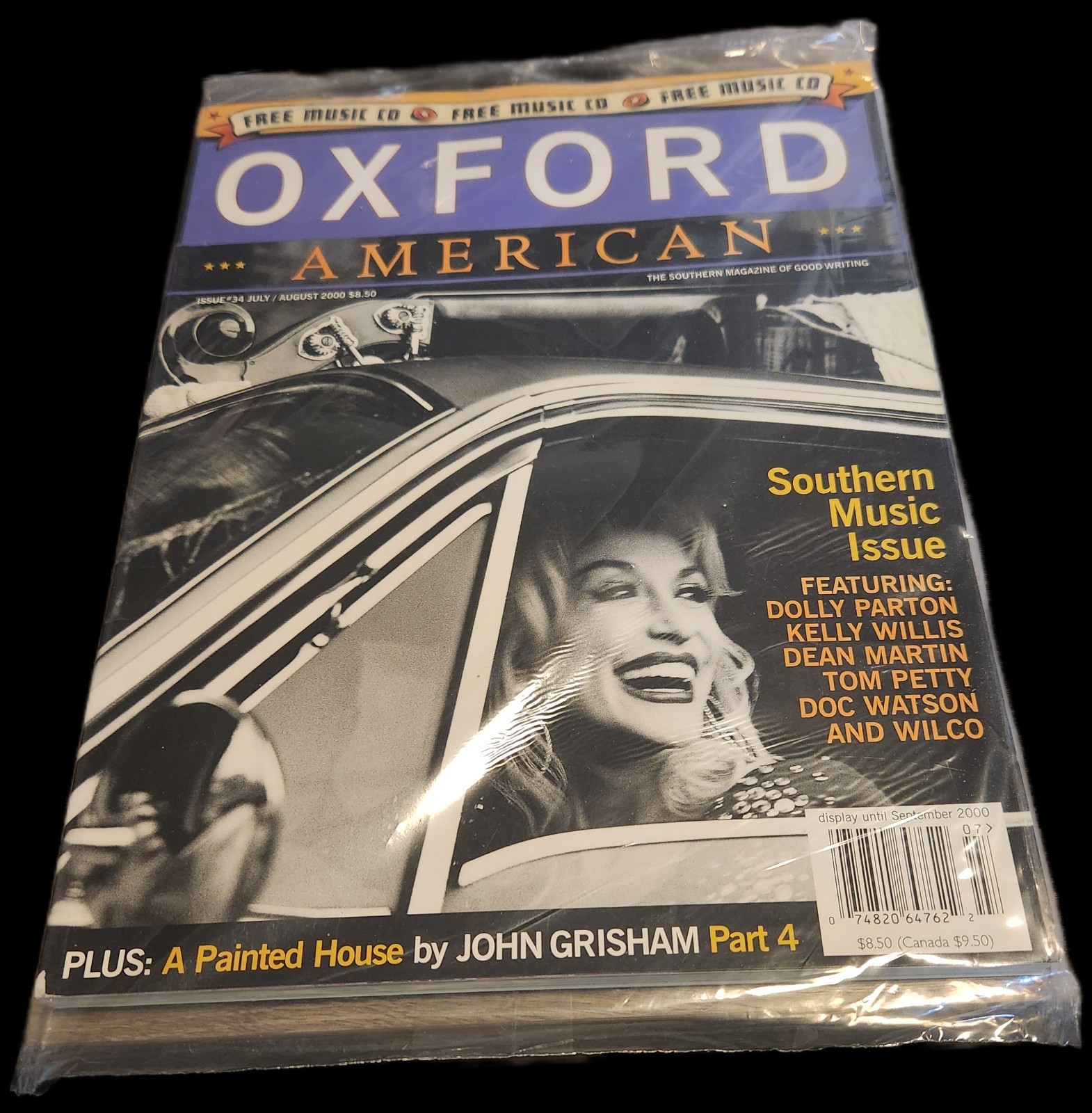 OXFORD AMERICAN 2000 Music Issue w/ CD * SEALED & MINT! Dolly Parton WILCO etc