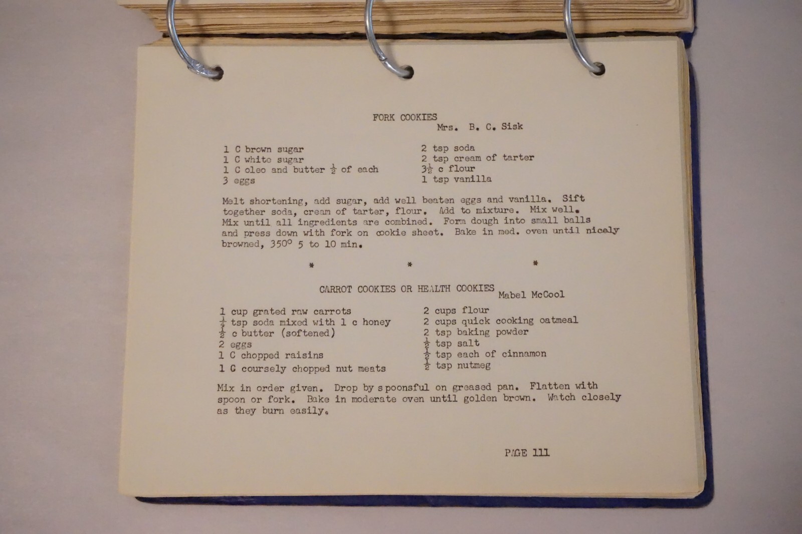 El Paso, Texas Second Ward Relief Society Cookbook 1953 Ringbound